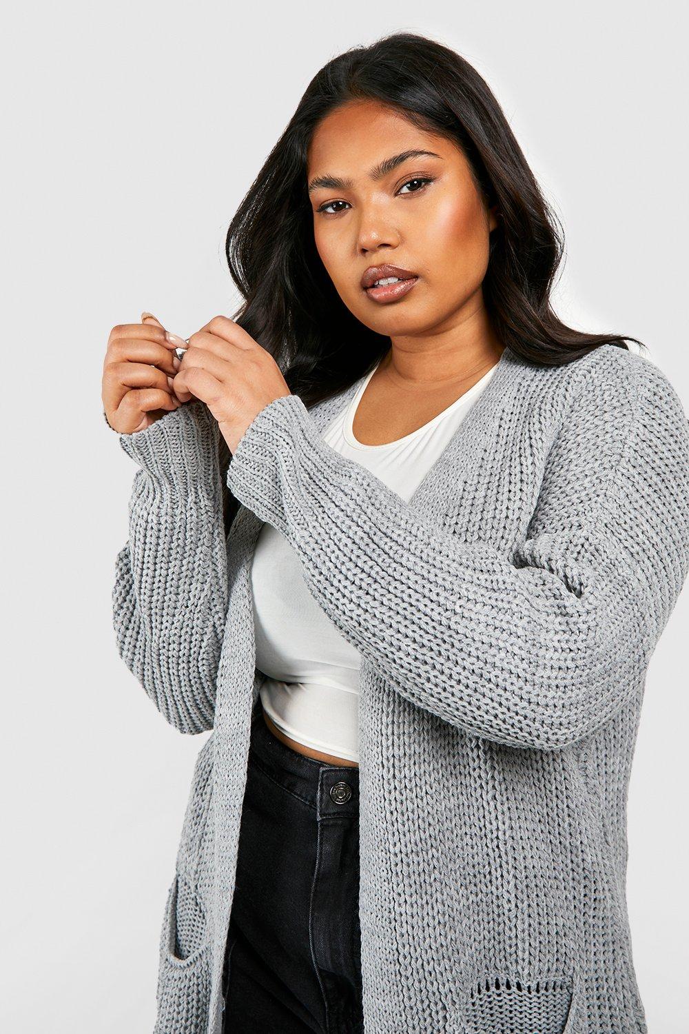 Silver grey 2025 cardigan womens